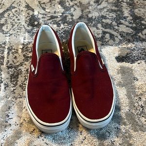 Vans (maroon)
